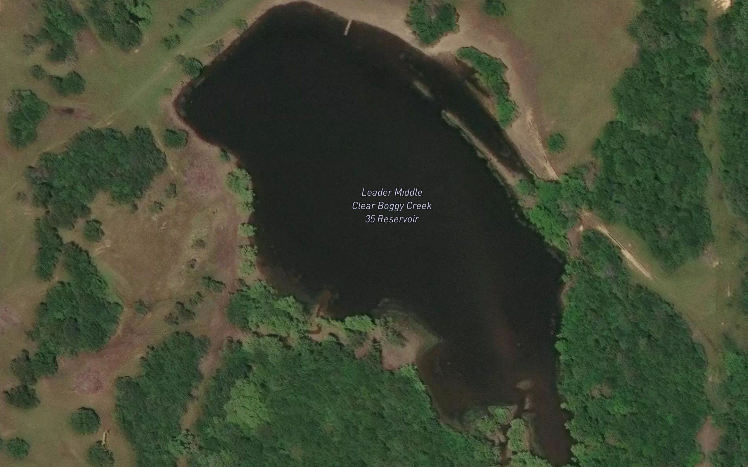 Leader Middle Clear Boggy Creek 35 Reservoir