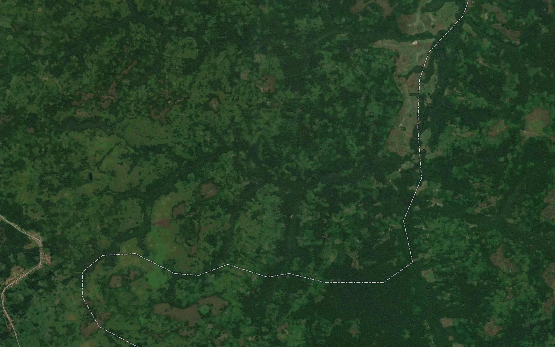 Satellite map of the Kadipanga