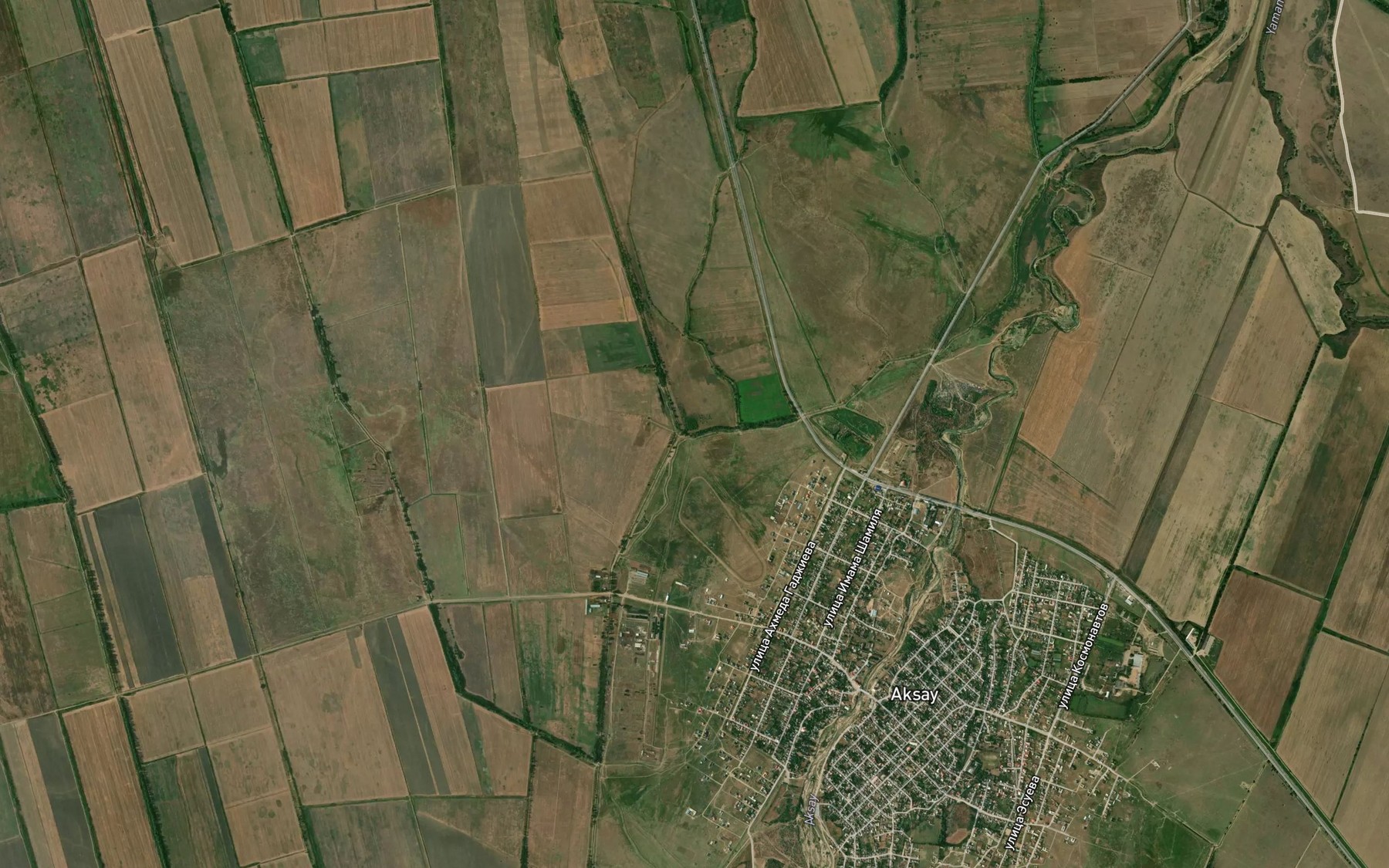Satellite map of the Kanal Kaplan