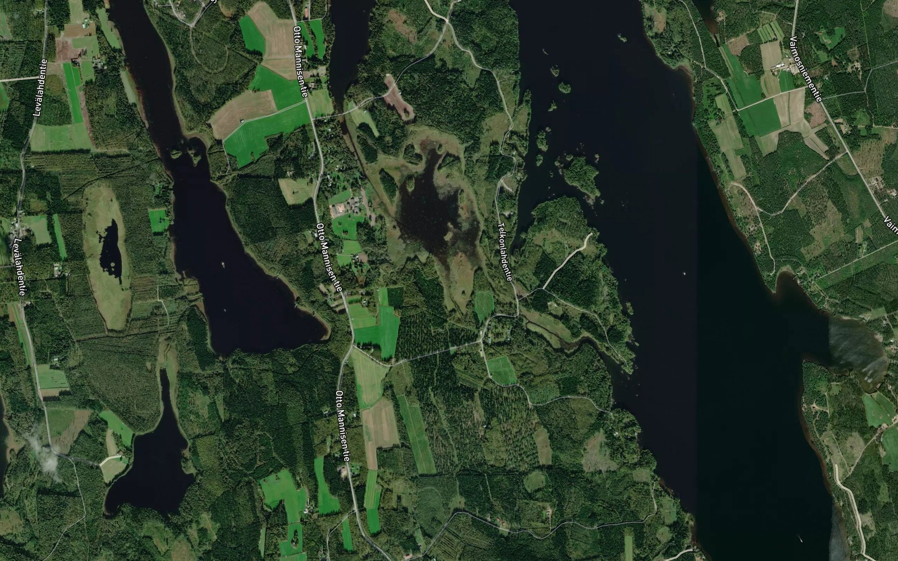 Satellite map of the Leppalahti