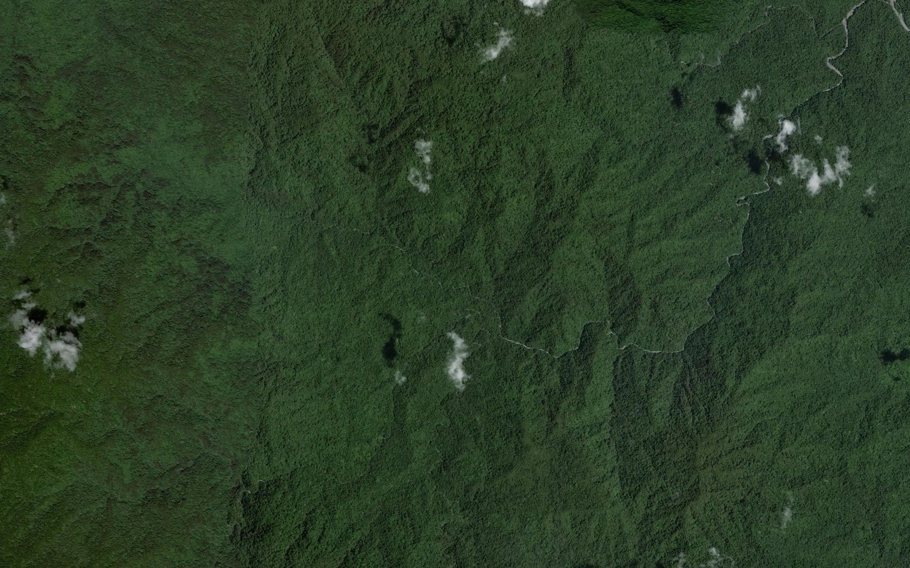 Satellite map of the Arasum Creek