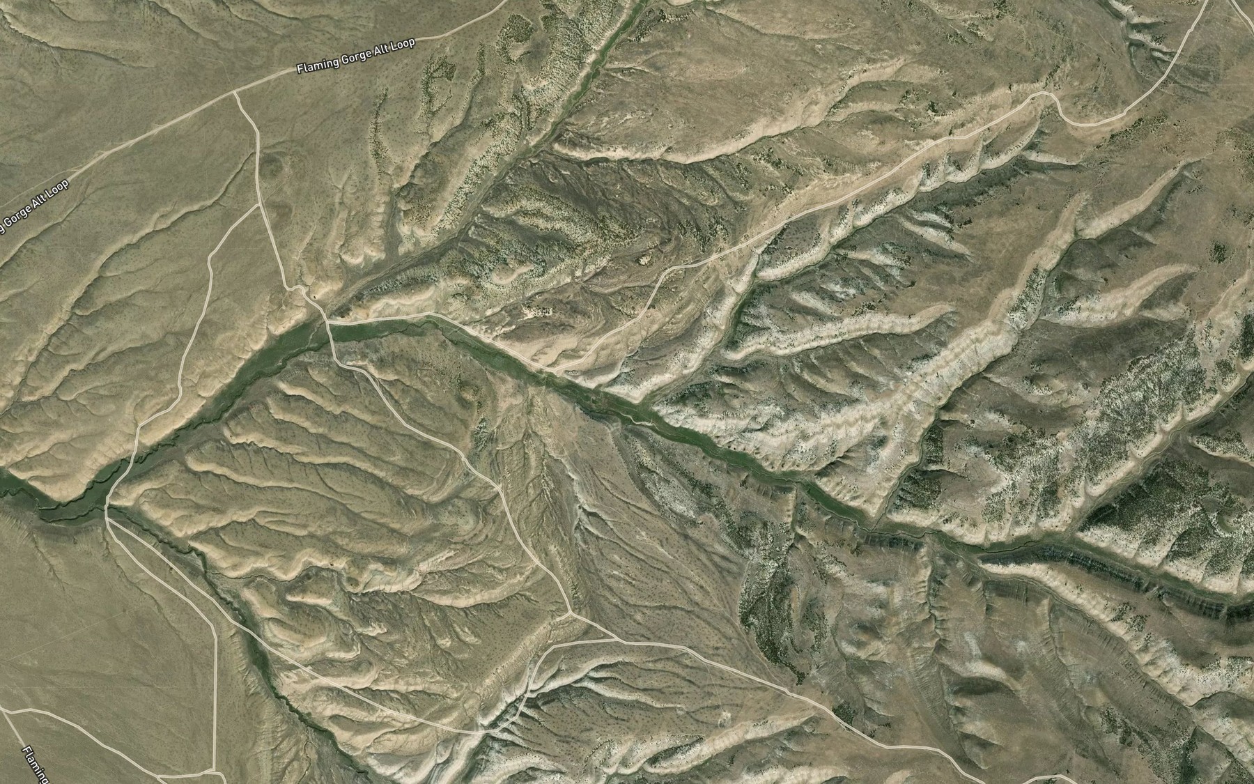 Satellite map of the Sugarloaf Reservoir