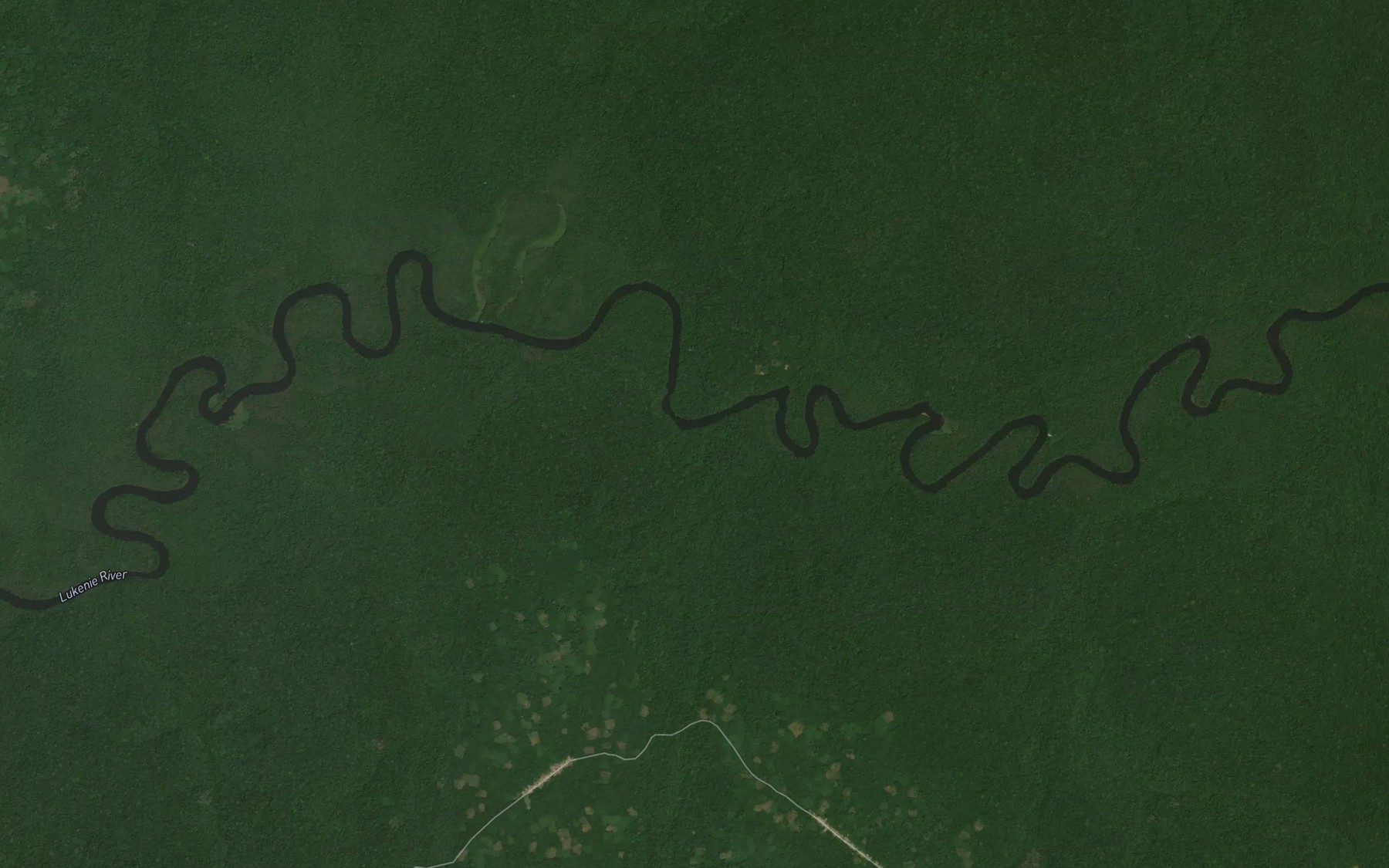 Satellite map of the Lufuela