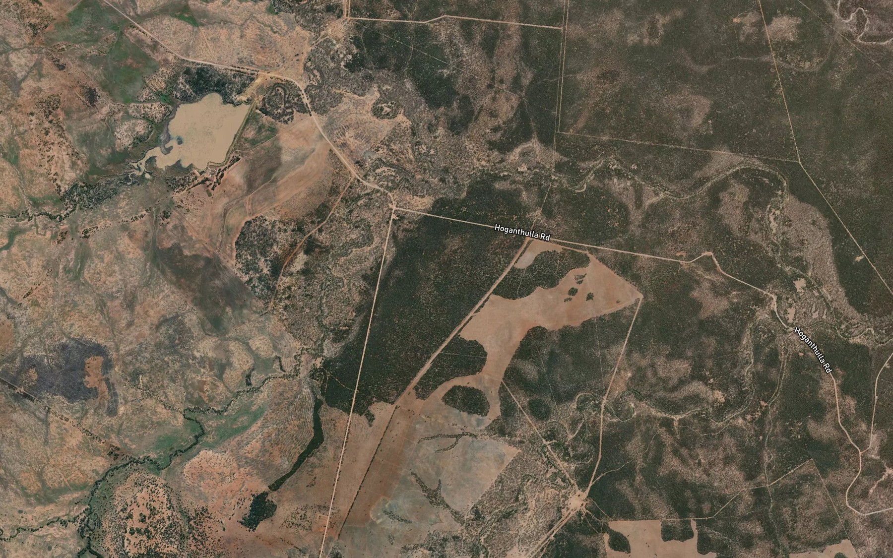 Satellite map of the Fleming Creek