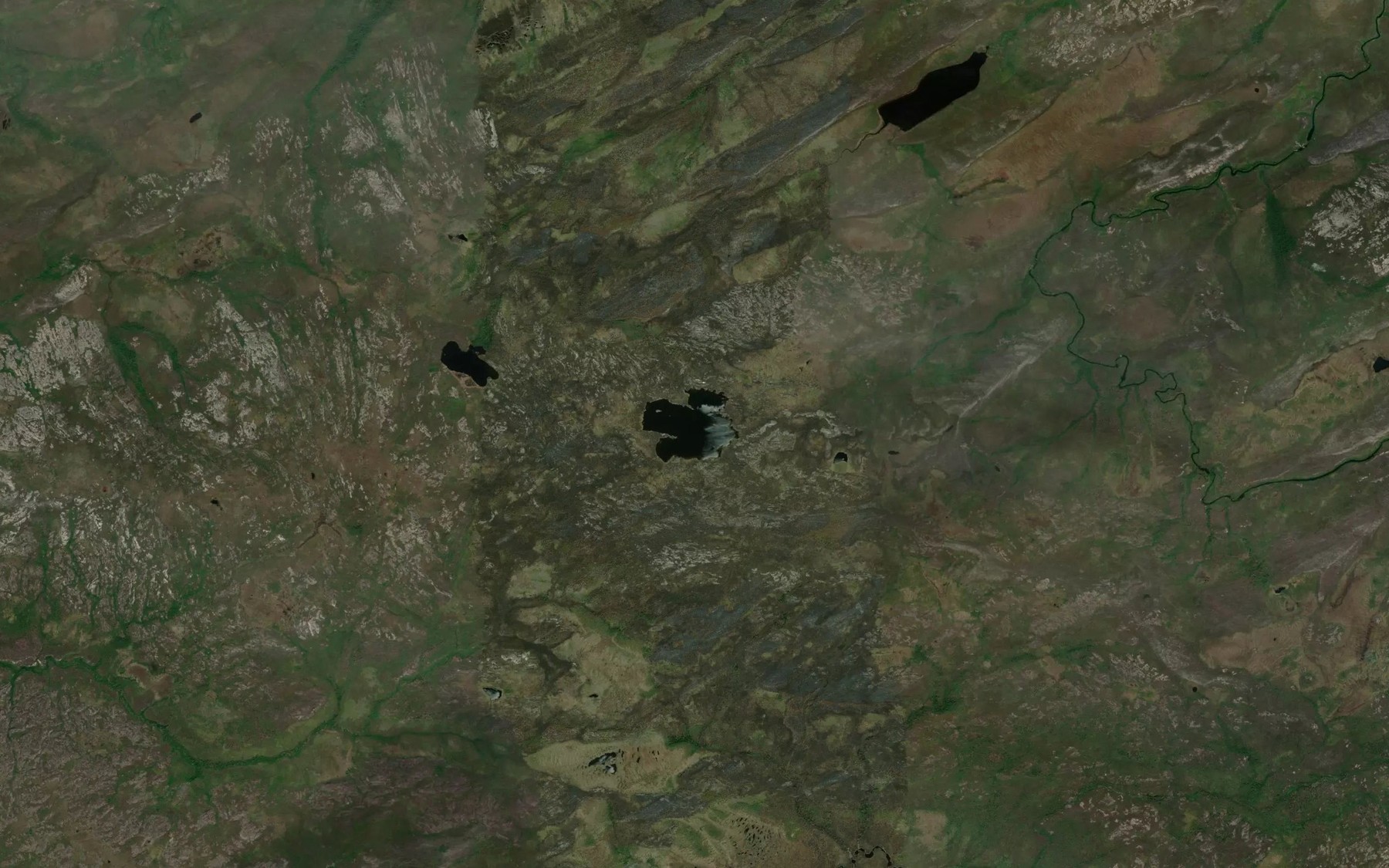 Satellite map of the Lac Takutauch Katakuch