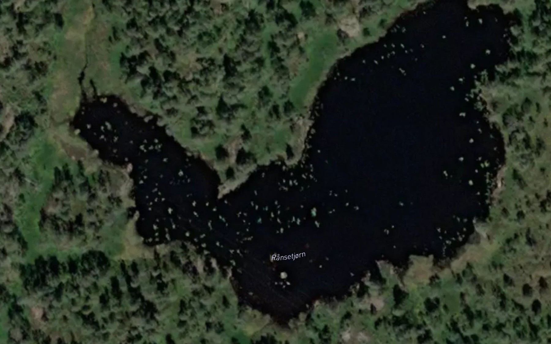 Satellite map of the Ronsetjonn