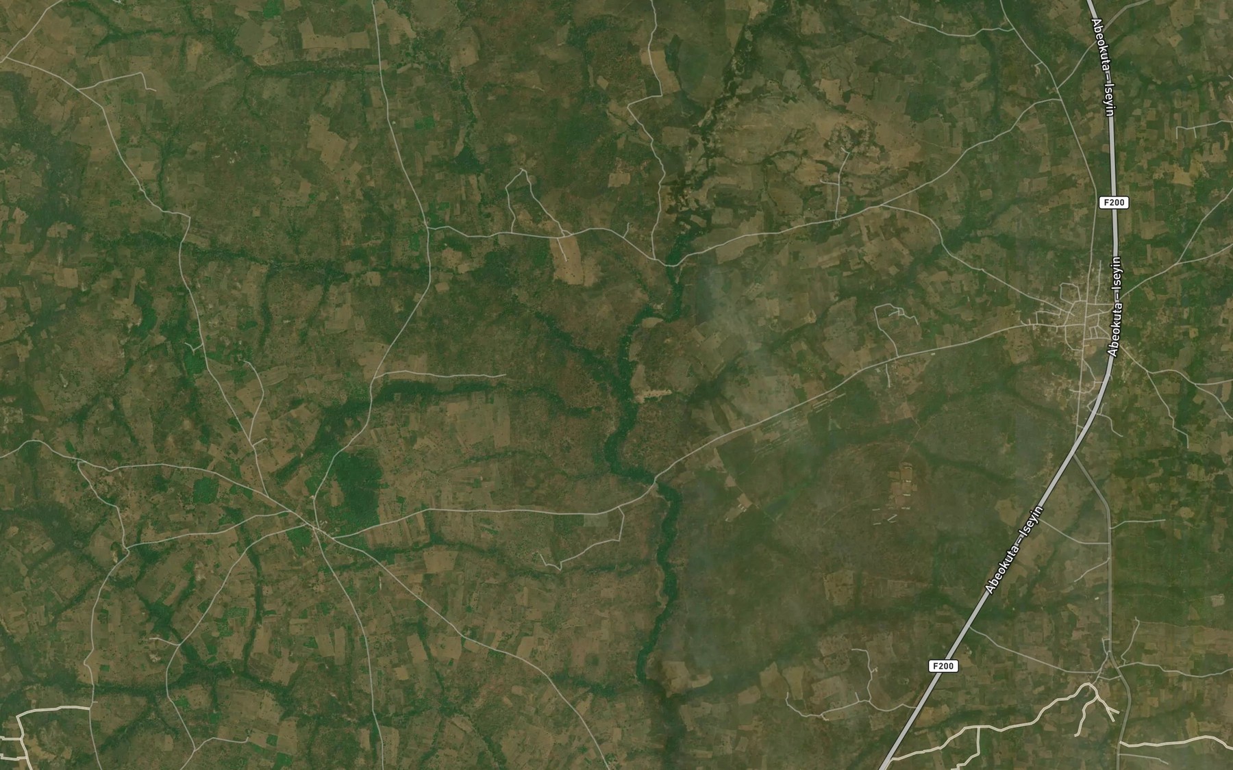 Satellite map of the RiverOsun