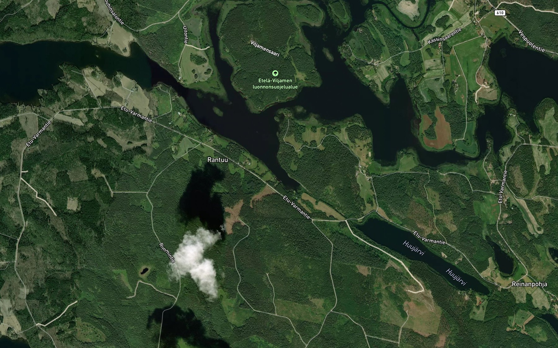 Satellite map of the Huupohja