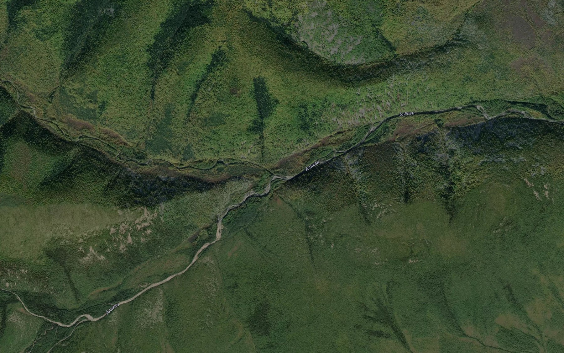 Satellite map of the Levyy Vanik