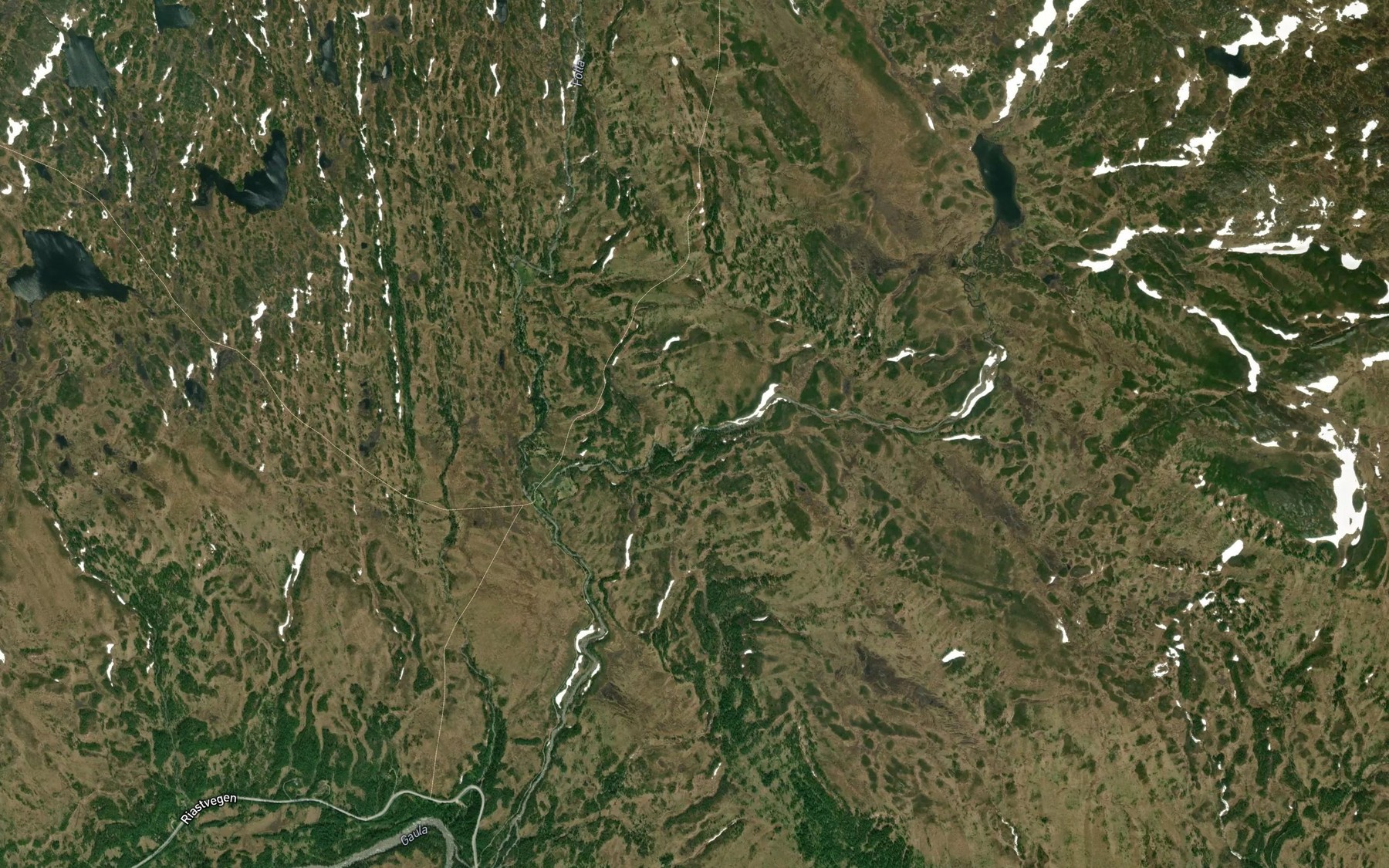 Satellite map of the Finnlandsbekken