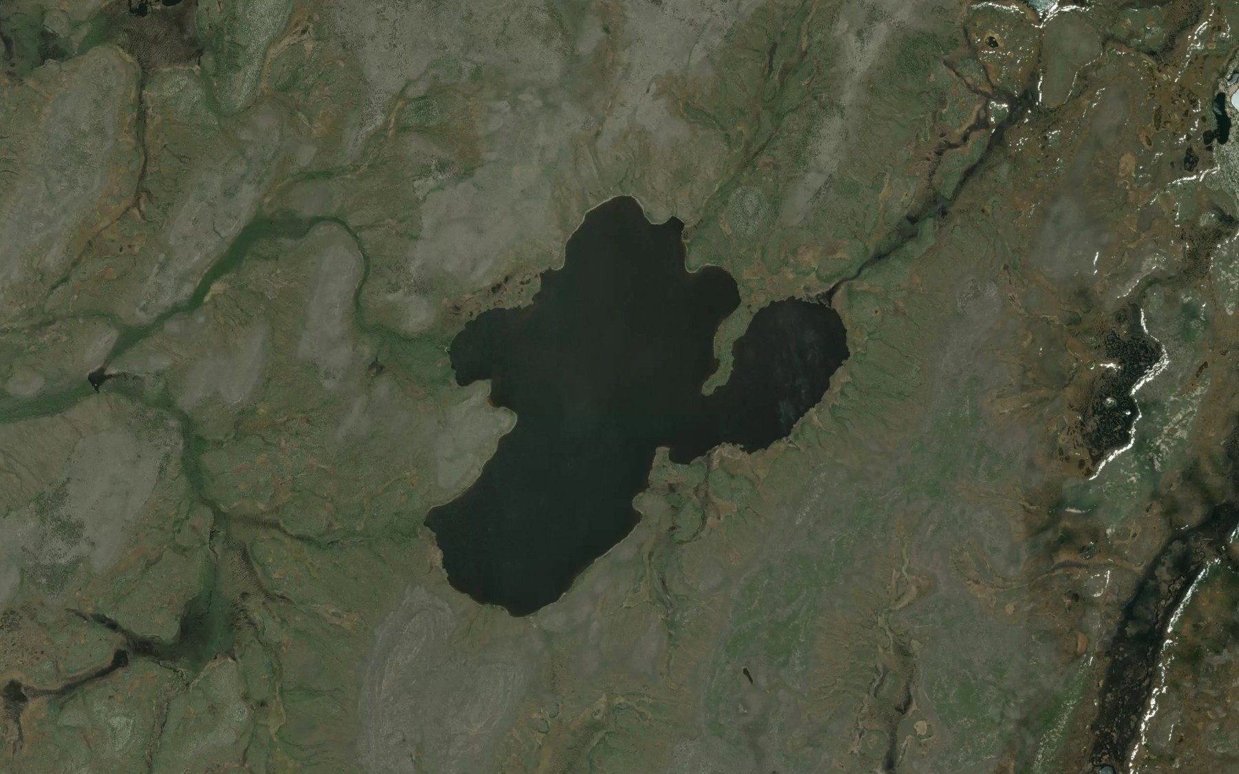 Satellite map of the Szumski Lake
