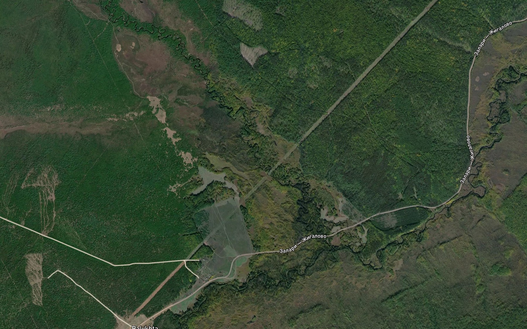 Satellite map of the Cheremukhovyy