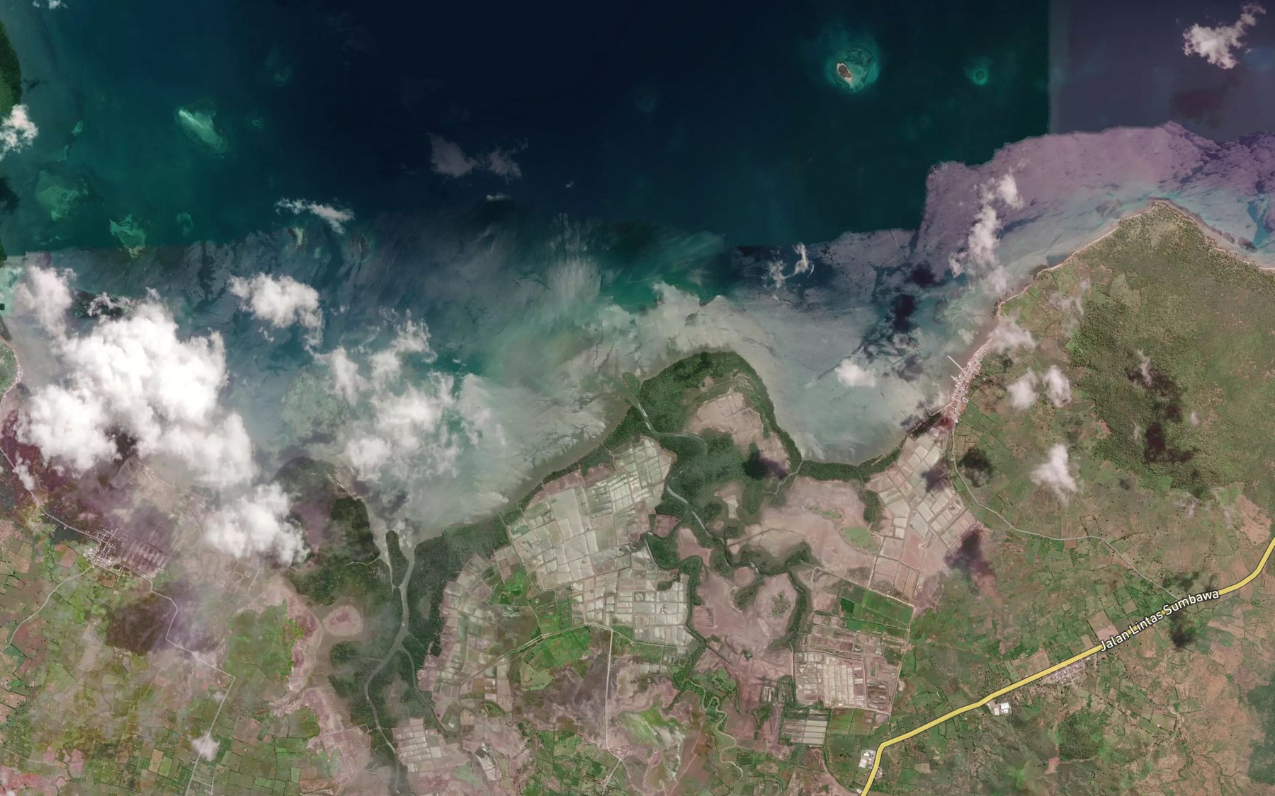 Satellite map of the Brang Nangagali
