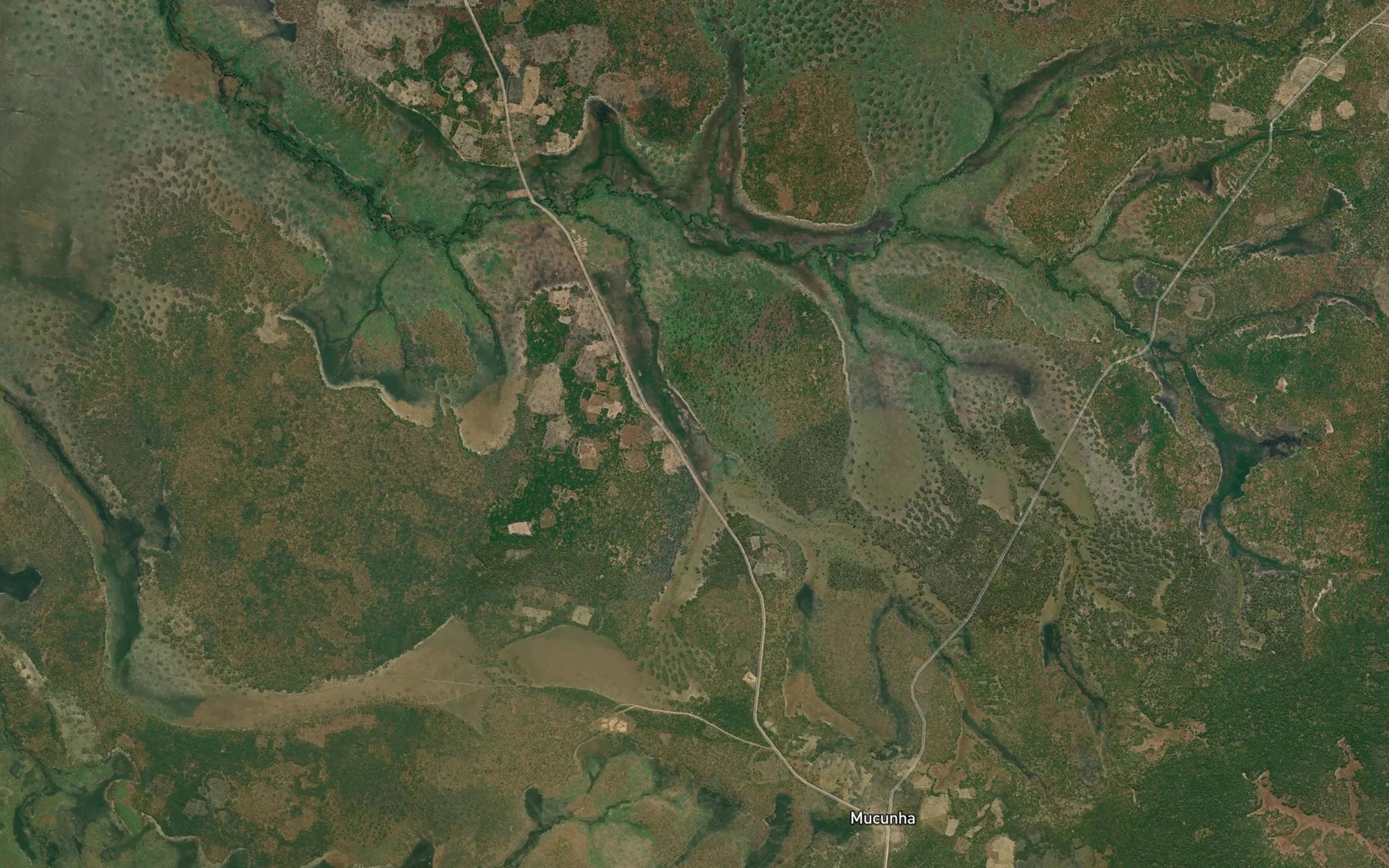 Satellite map of the Mavunze