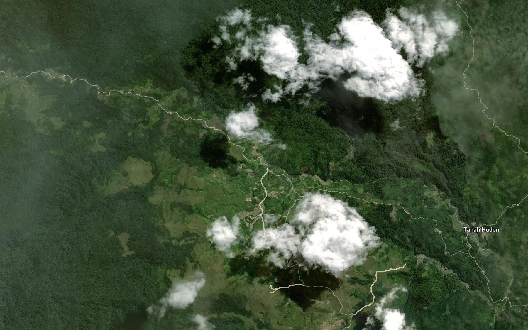 Satellite map of the Aek Marlehuan