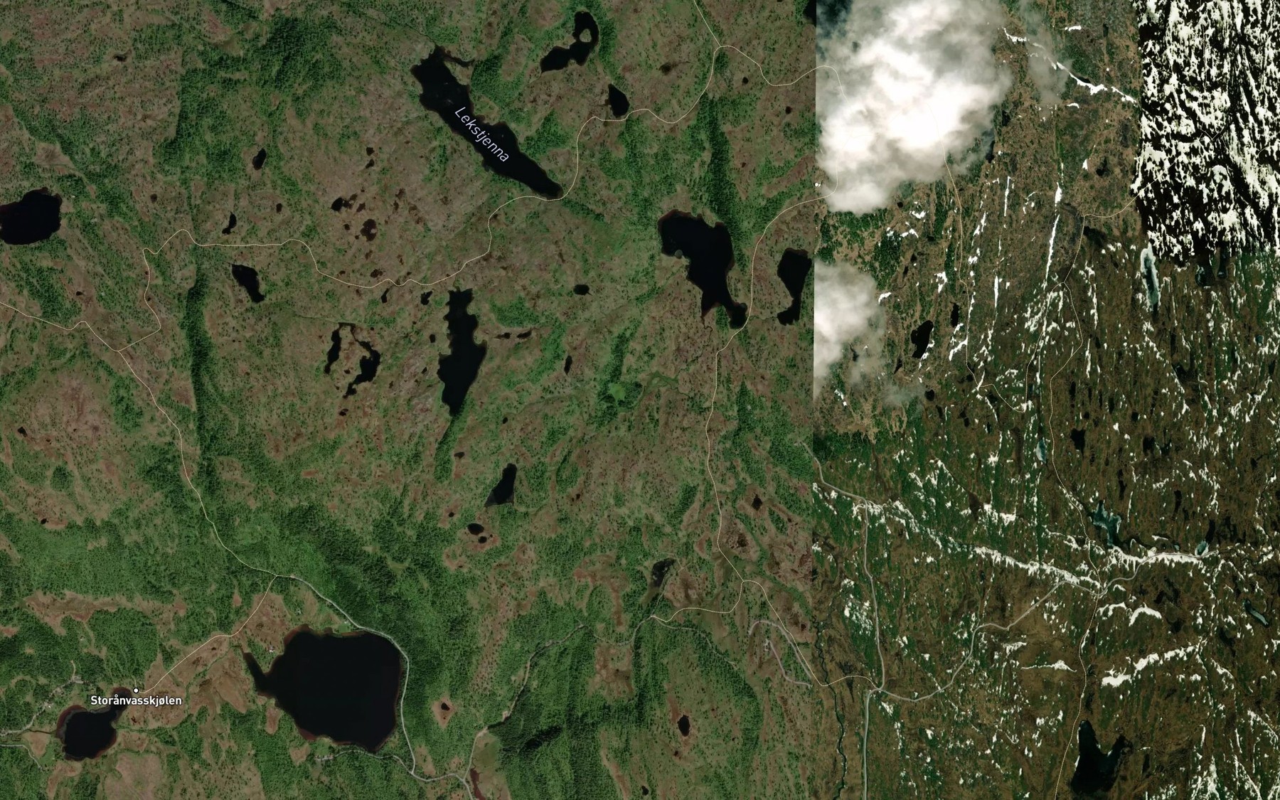 Satellite map of the Holmaa