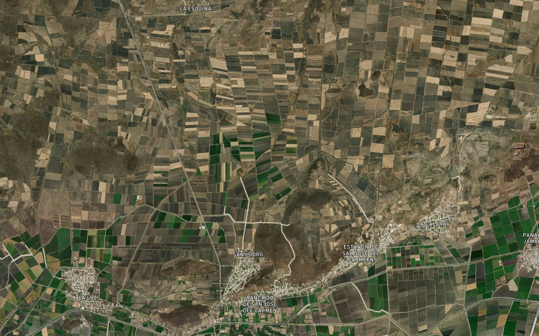 Satellite map of the La Colorado