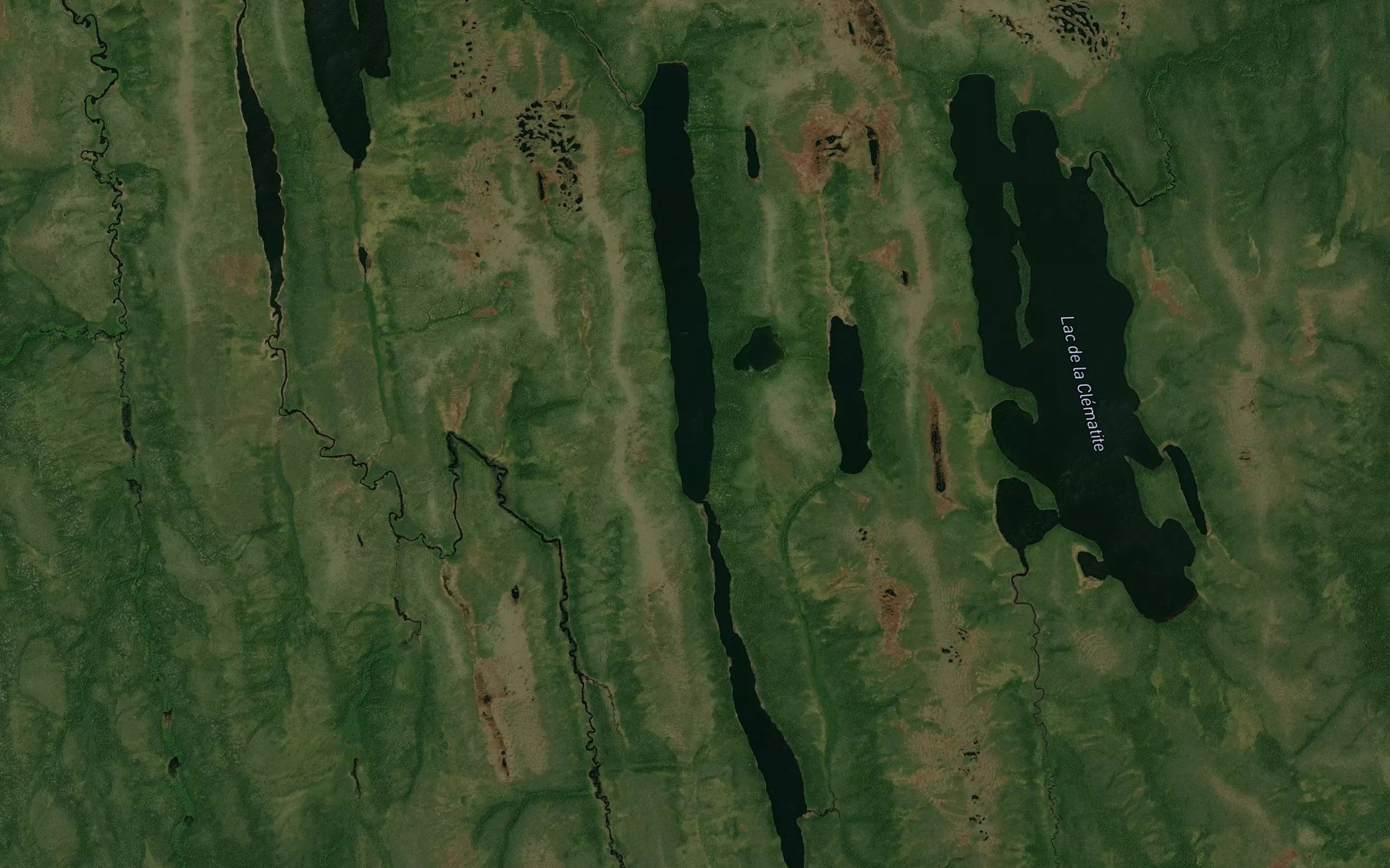 Satellite map of the Lac Kasakukamach