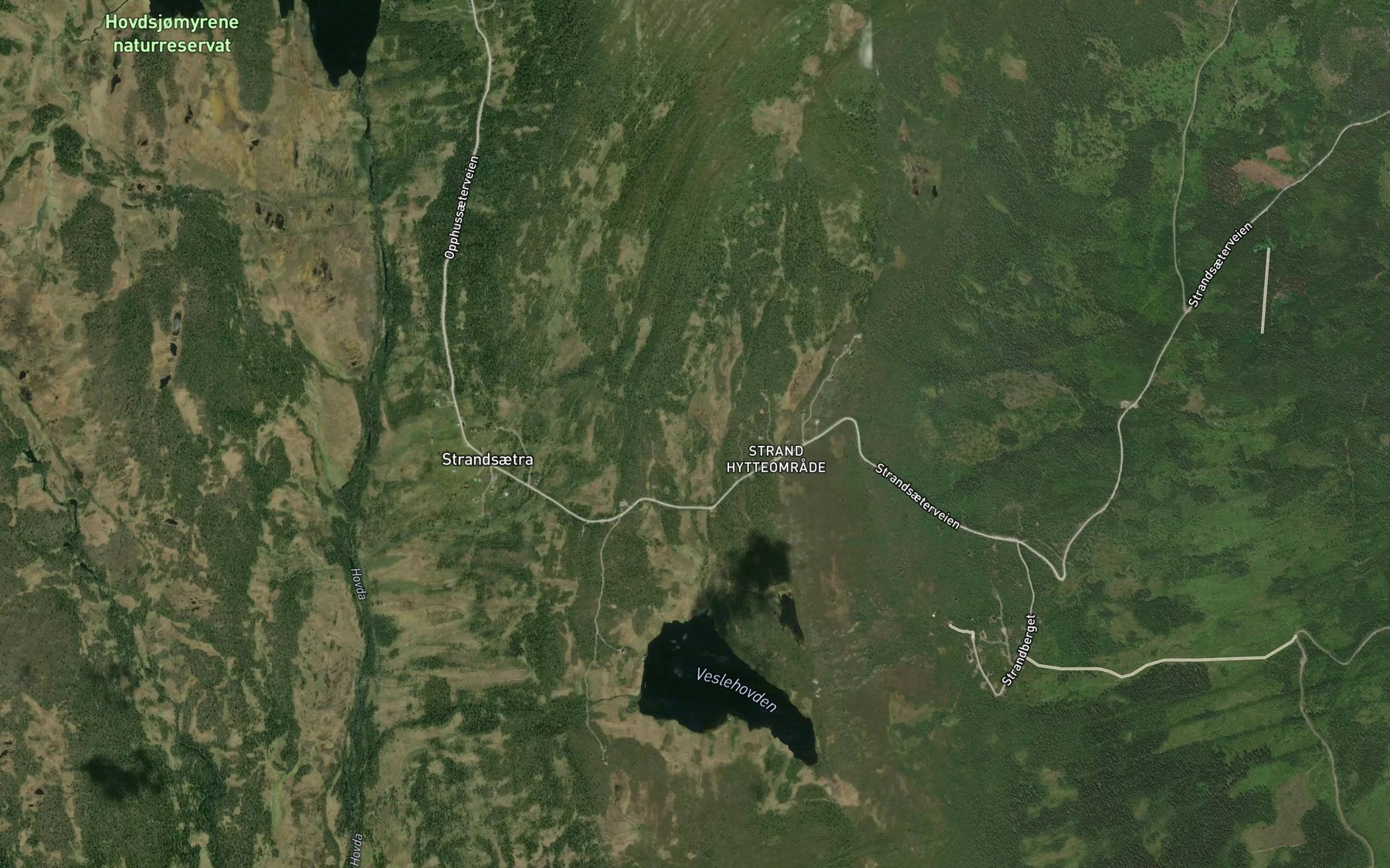 Satellite map of the Hembekken
