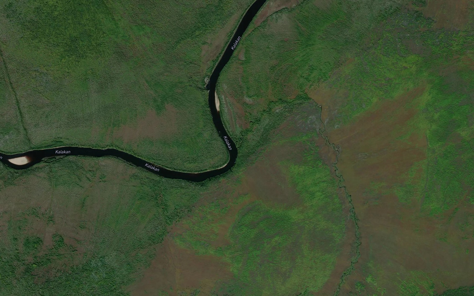Satellite map of the Talachi