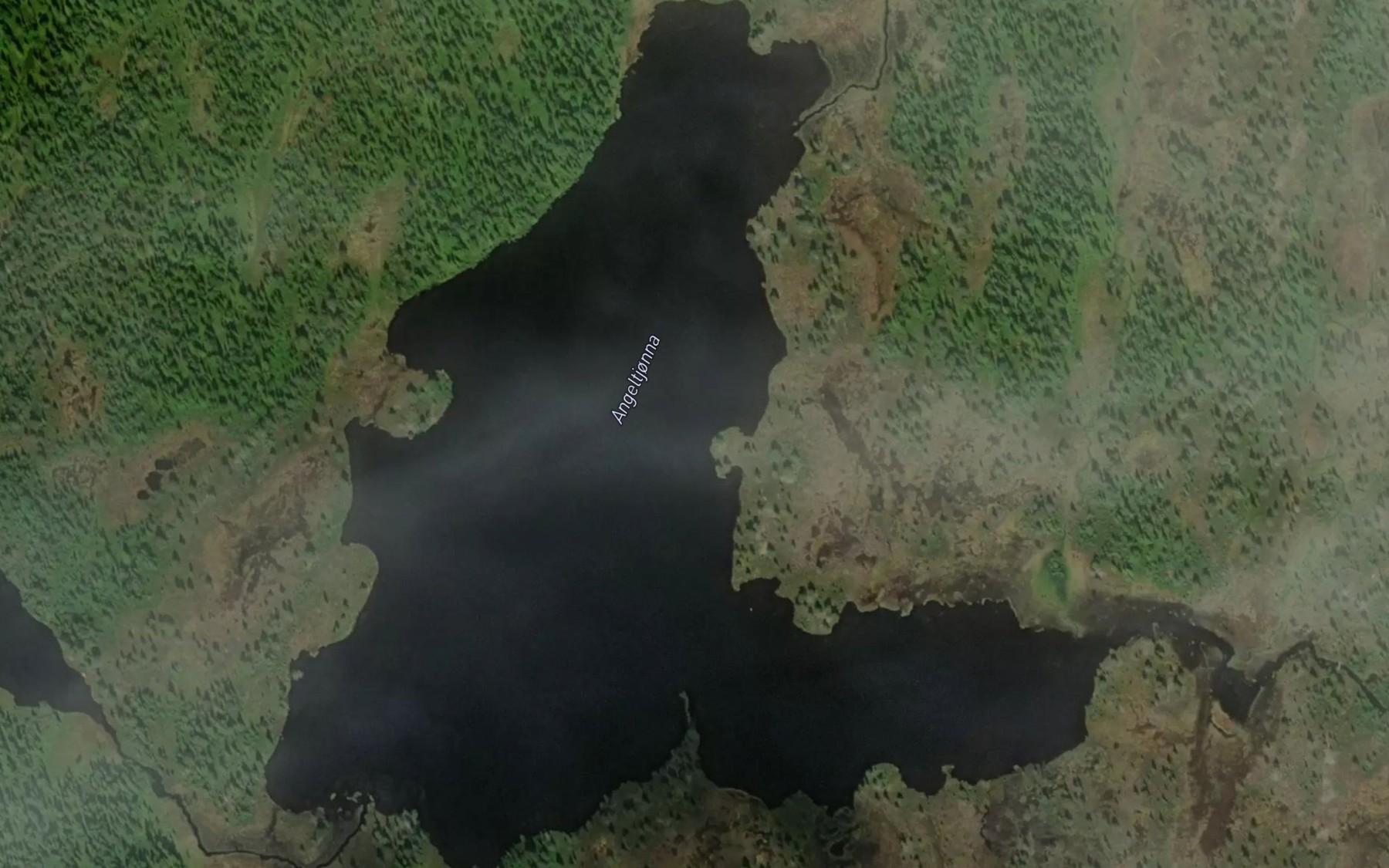 Satellite map of the Angeltjonnin