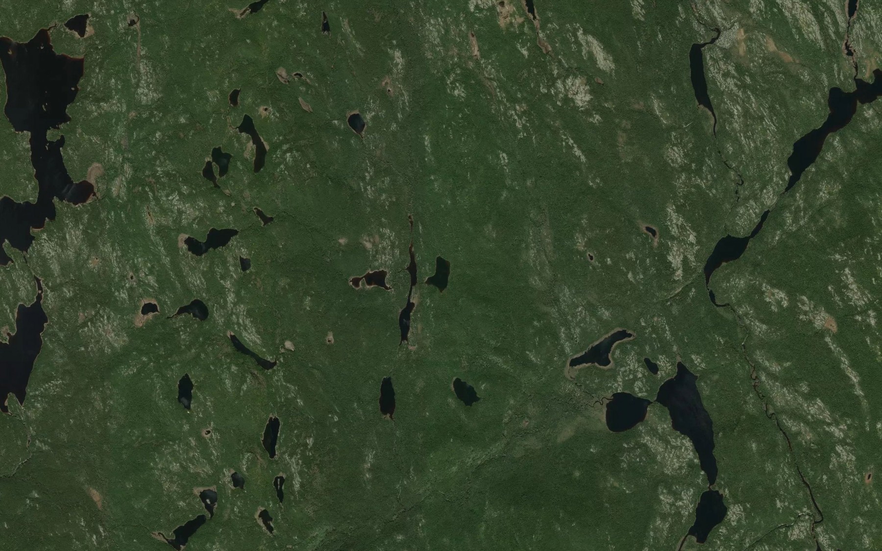 Satellite map of the Lac Cuielles
