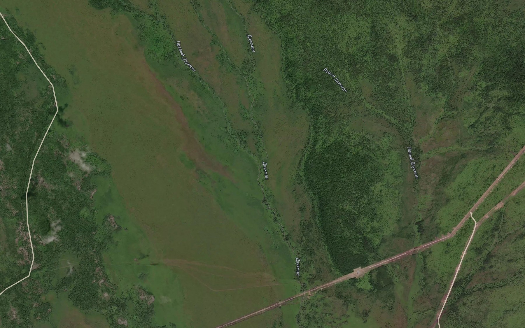 Satellite map of the Komarinyy