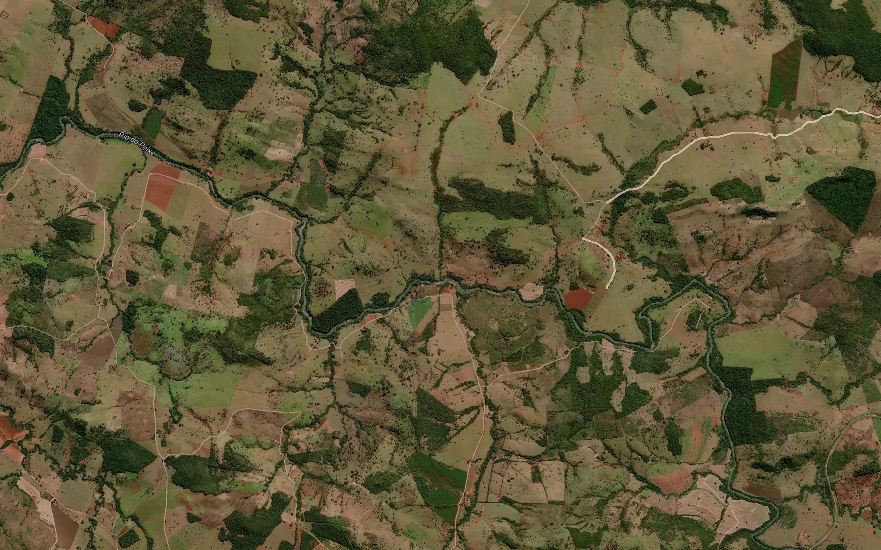 Satellite map of the Corrego do Ouro
