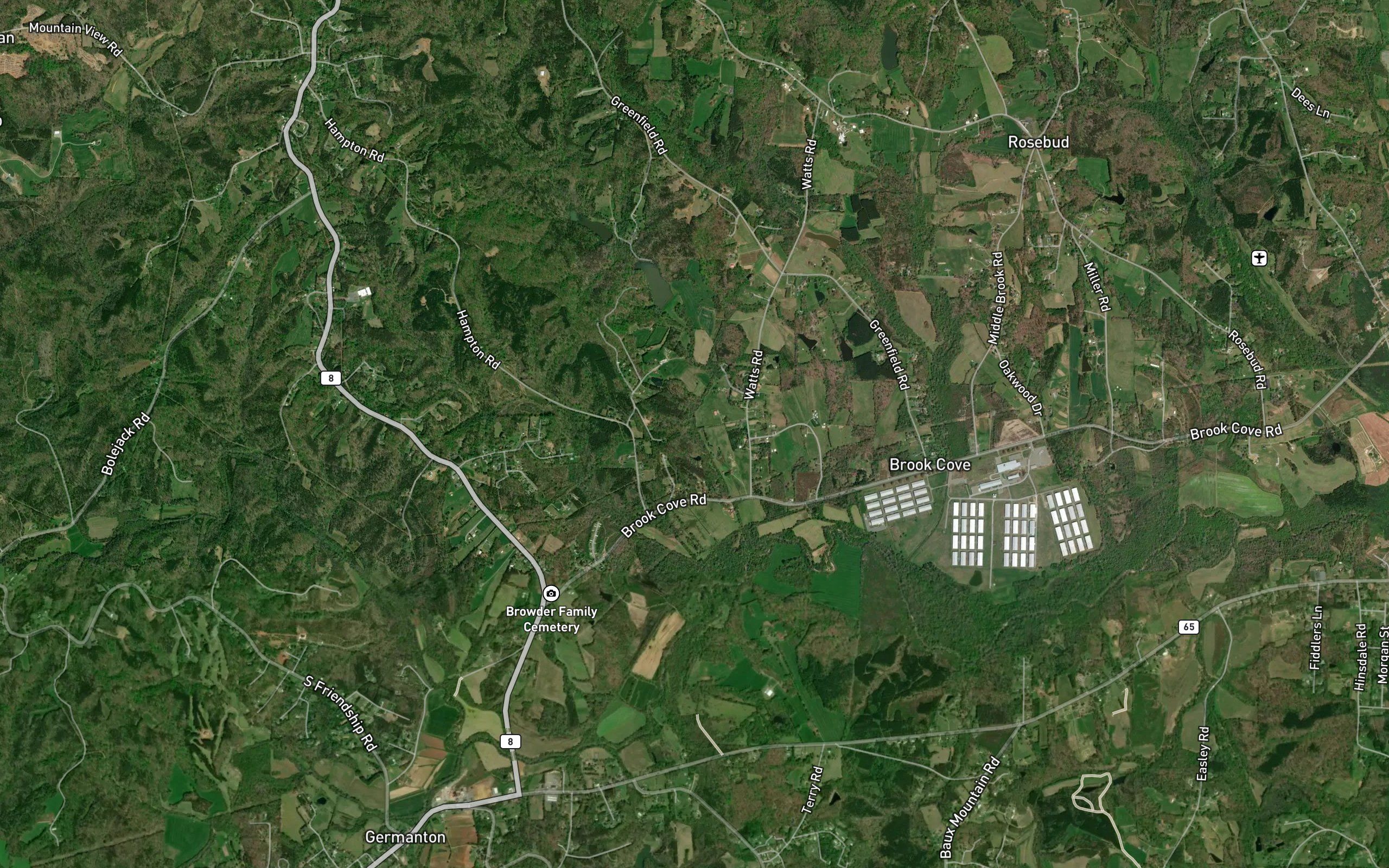 Town Fork Creek Watershed Lake Thirteen