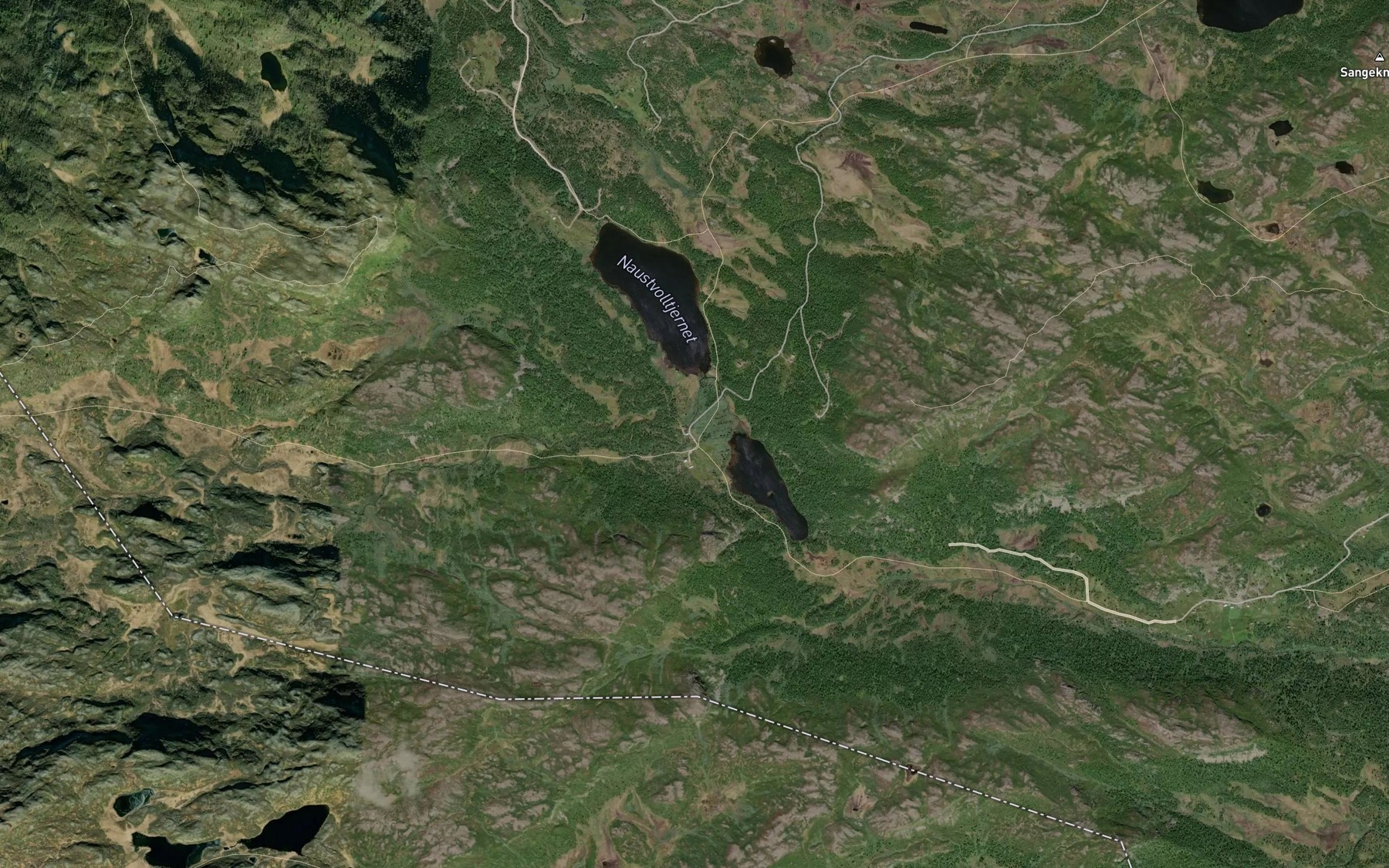 Satellite map of the Meitebekk