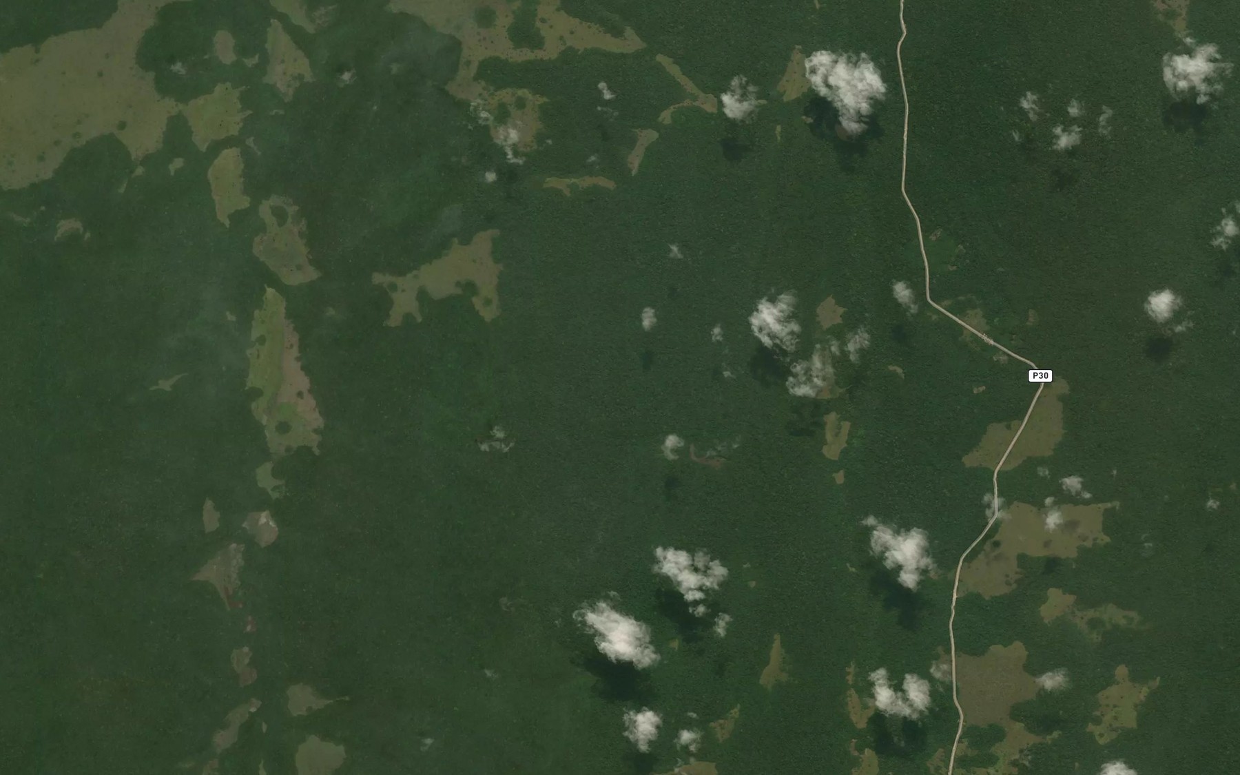 Satellite map of the Okessa Ngelo