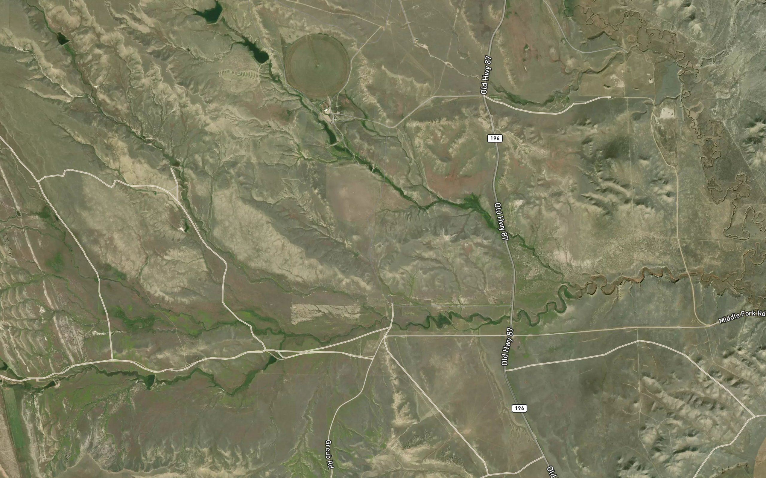 Dry Poison Irrigation Reservoir