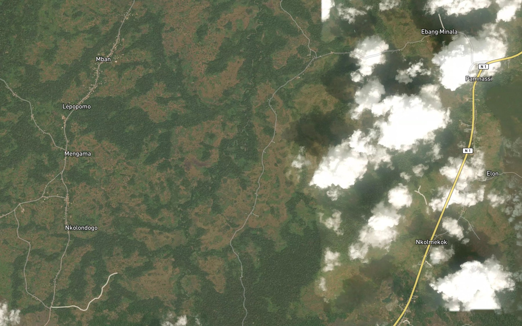 Satellite map of the Noab