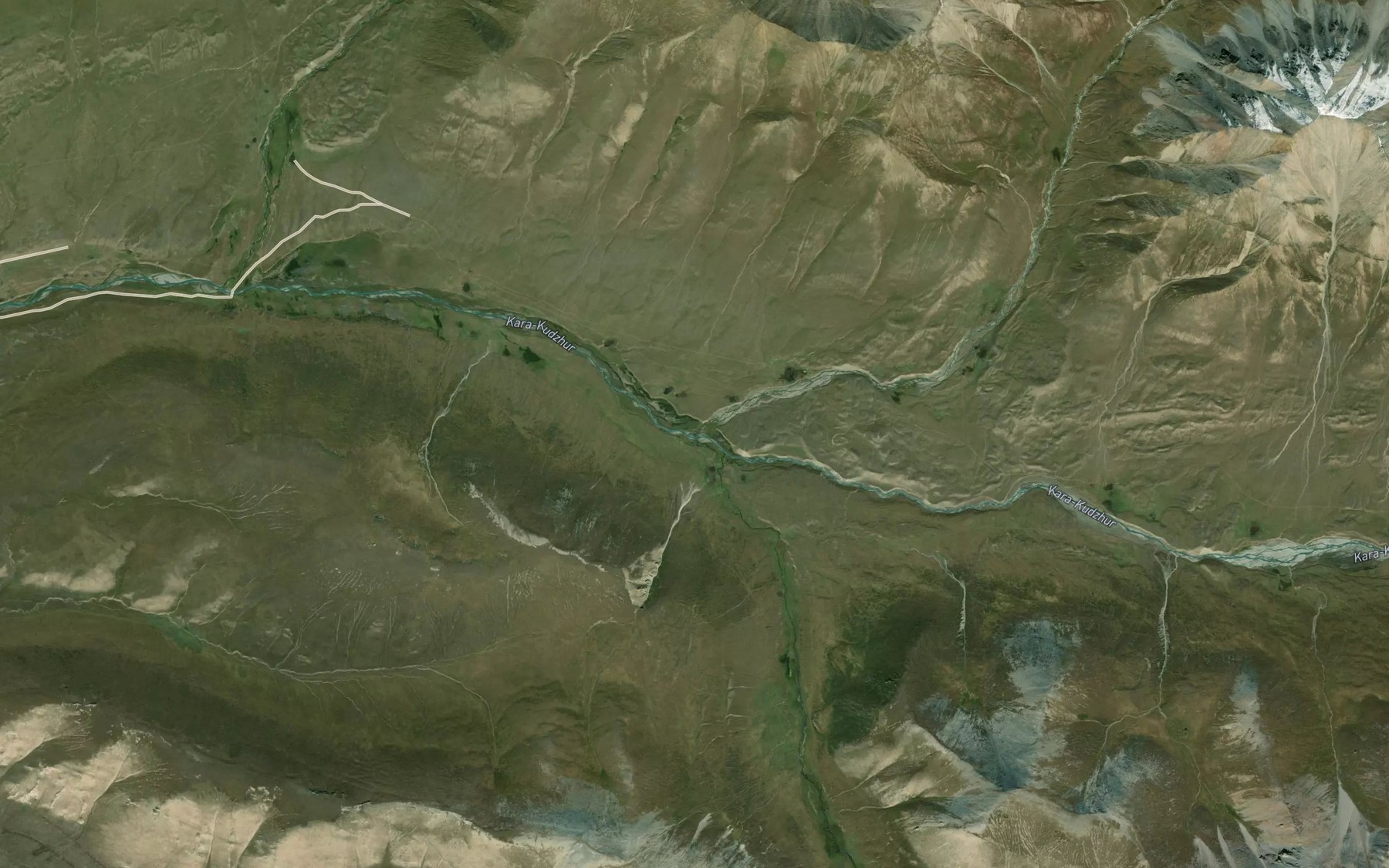 Satellite map of the Kashkasu