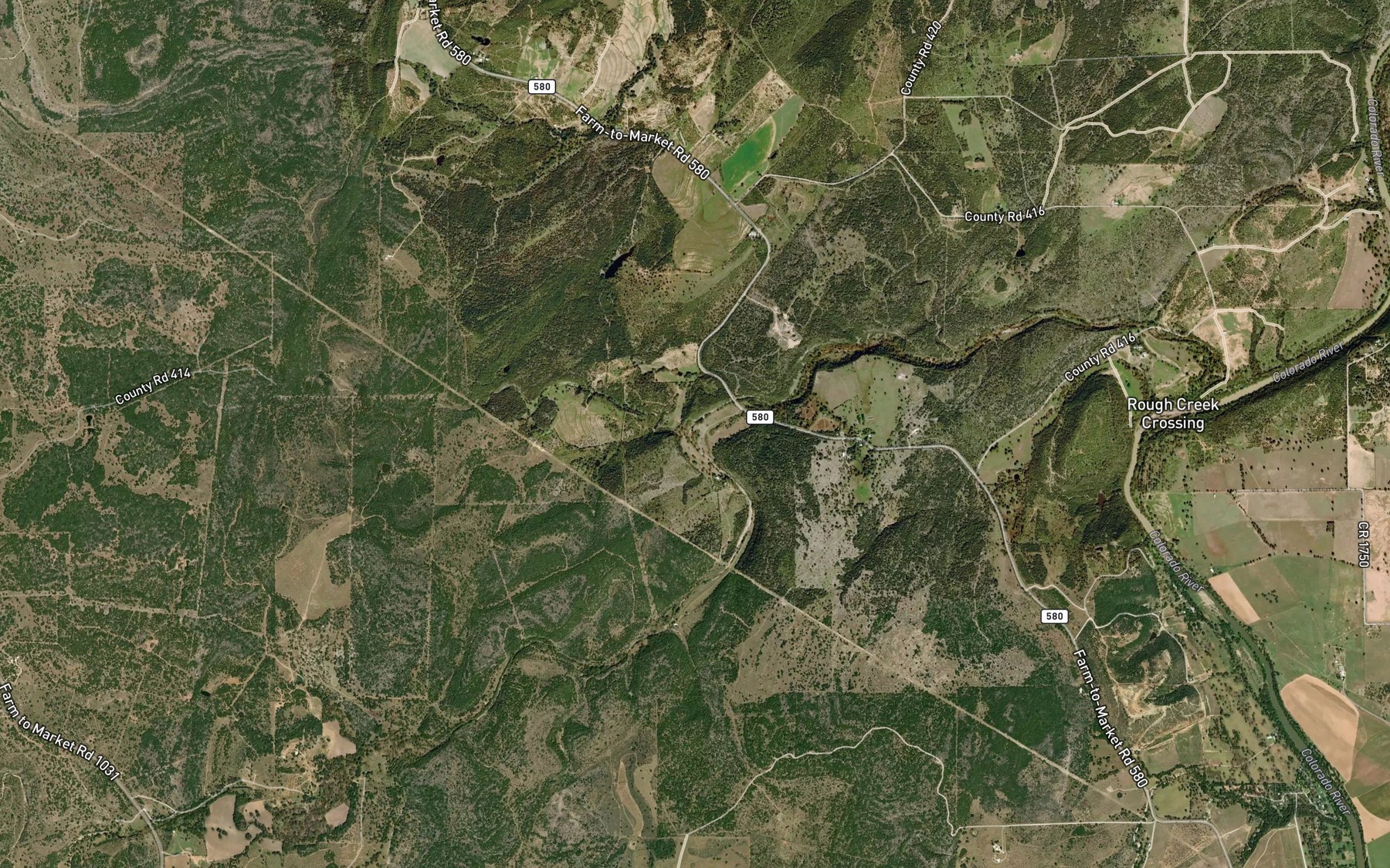 Satellite map of the Pool Branch