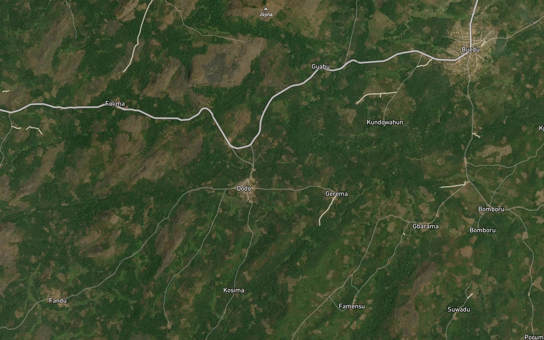 Satellite map of the Konuveteya