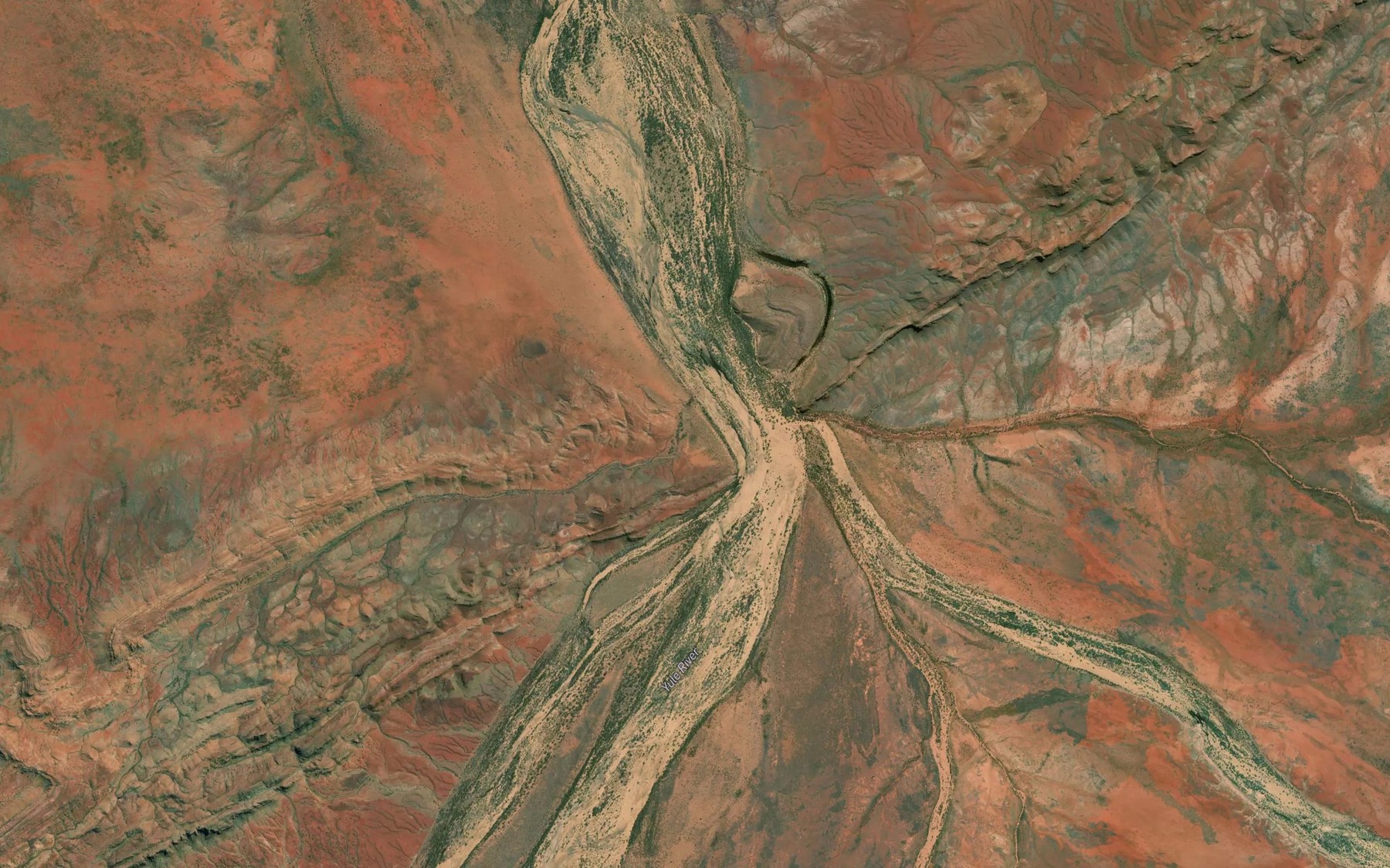 Satellite map of the Kangan Pool