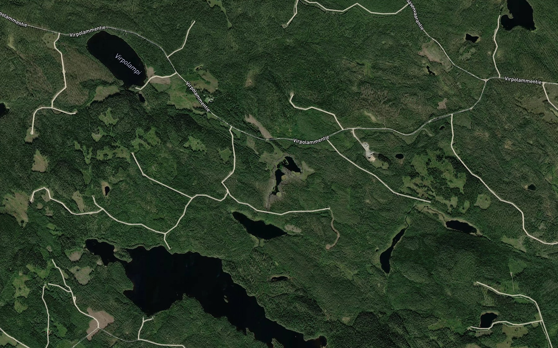 Satellite map of the Pehkosenlampi