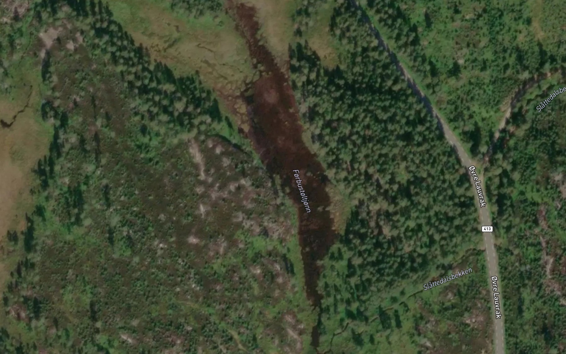 Satellite map of the Forbustoltjonn