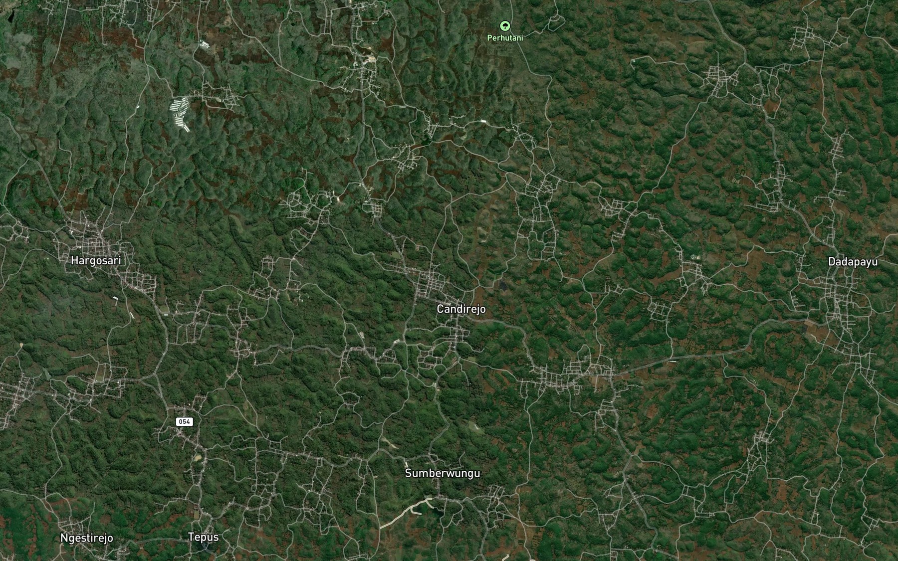 Satellite map of the Telaga Bowongan
