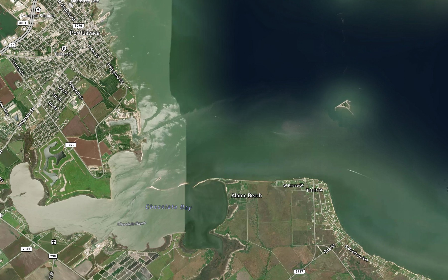 Satellite map of the San Luis Springs