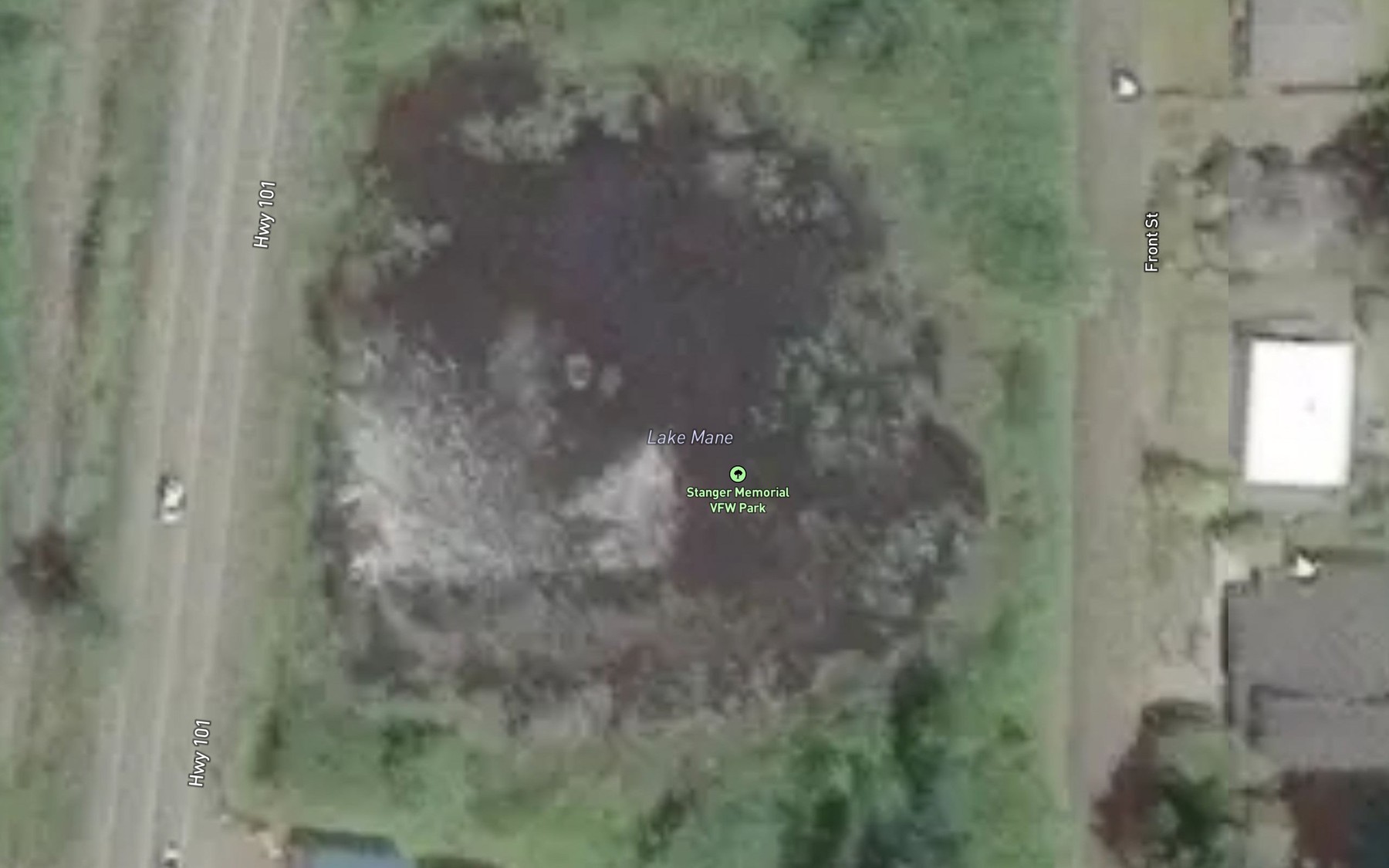 Satellite map of the Lake Marie