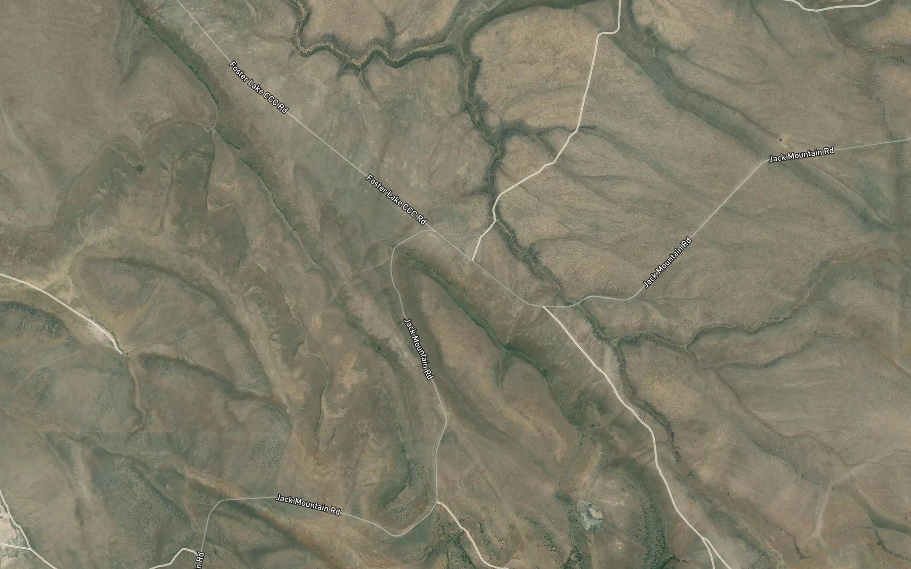 Satellite map of the Davies Spring