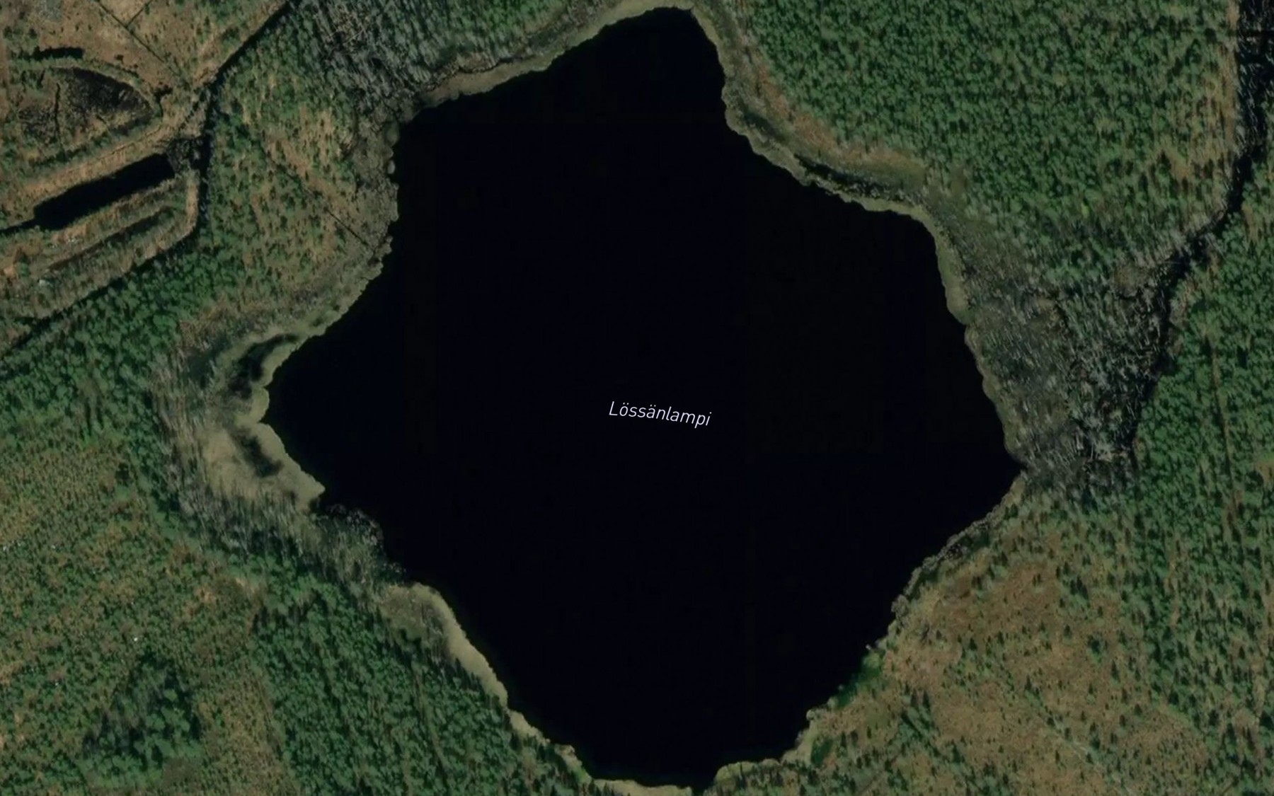 Satellite map of the Lossanlampi