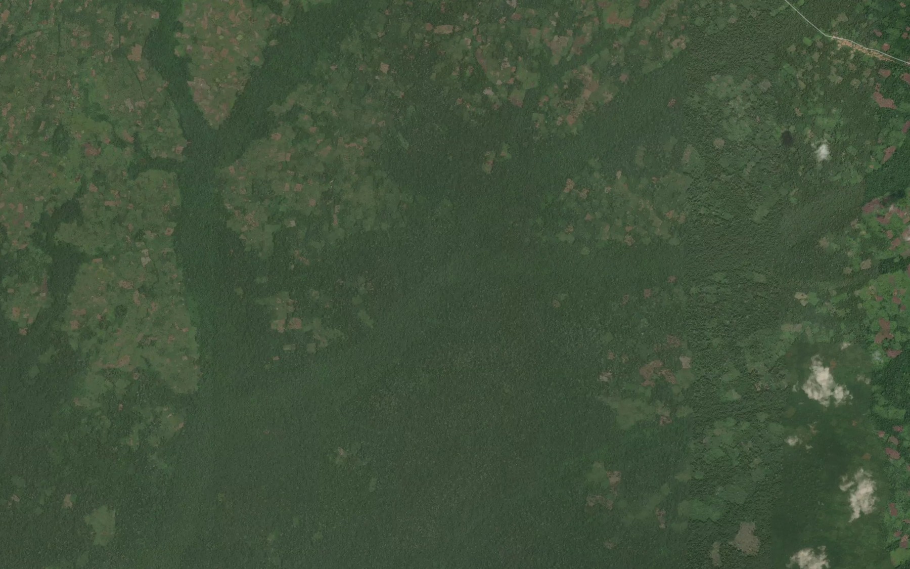 Satellite map of the Masapo