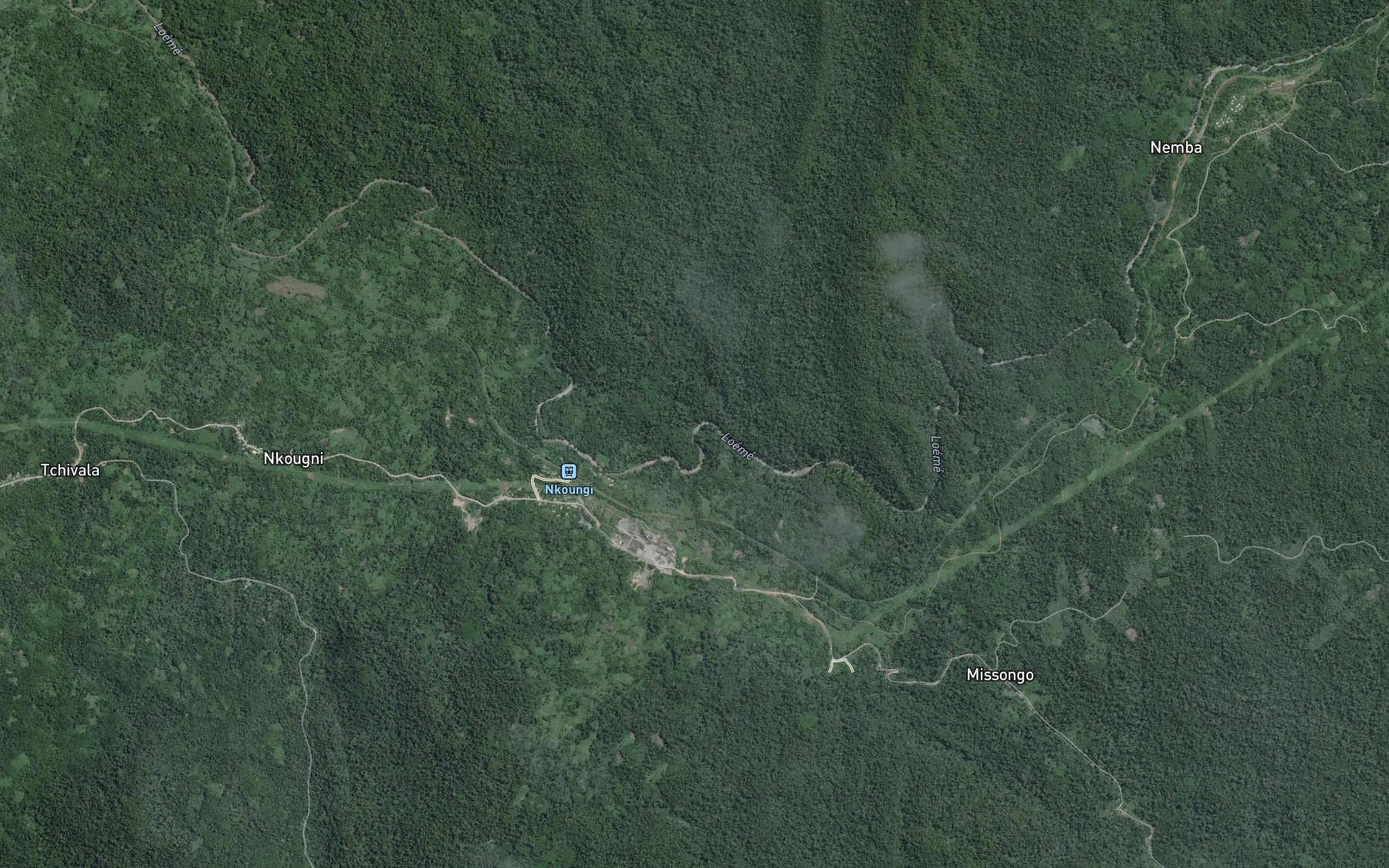 Satellite map of the Doudema