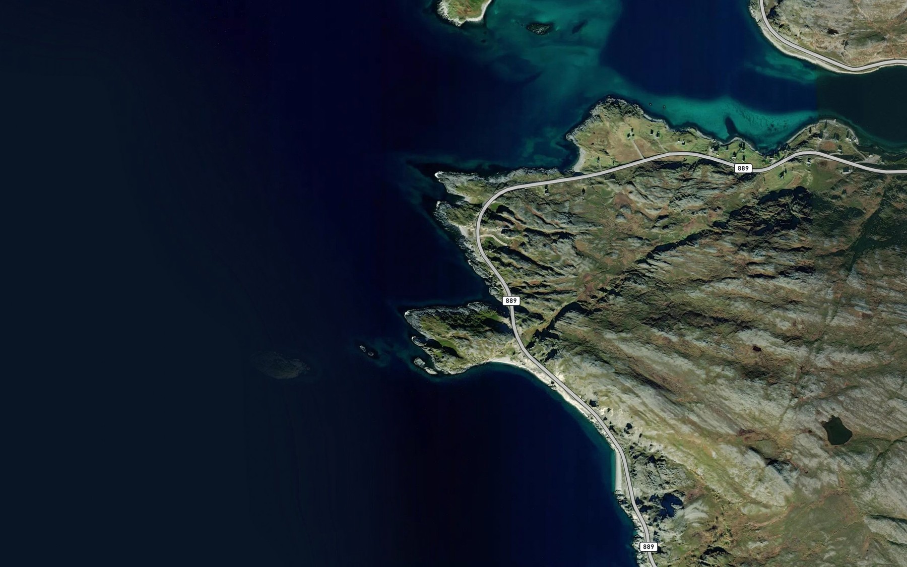 Satellite map of the Mastervika