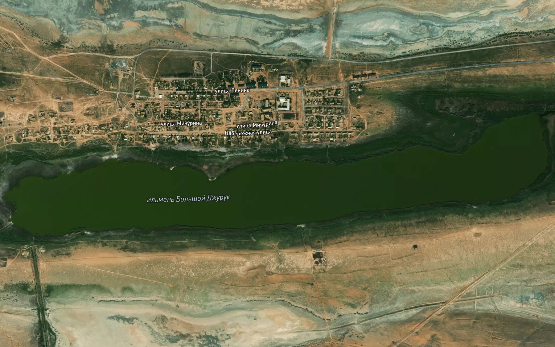 Satellite map of the Il'men' Khaptka