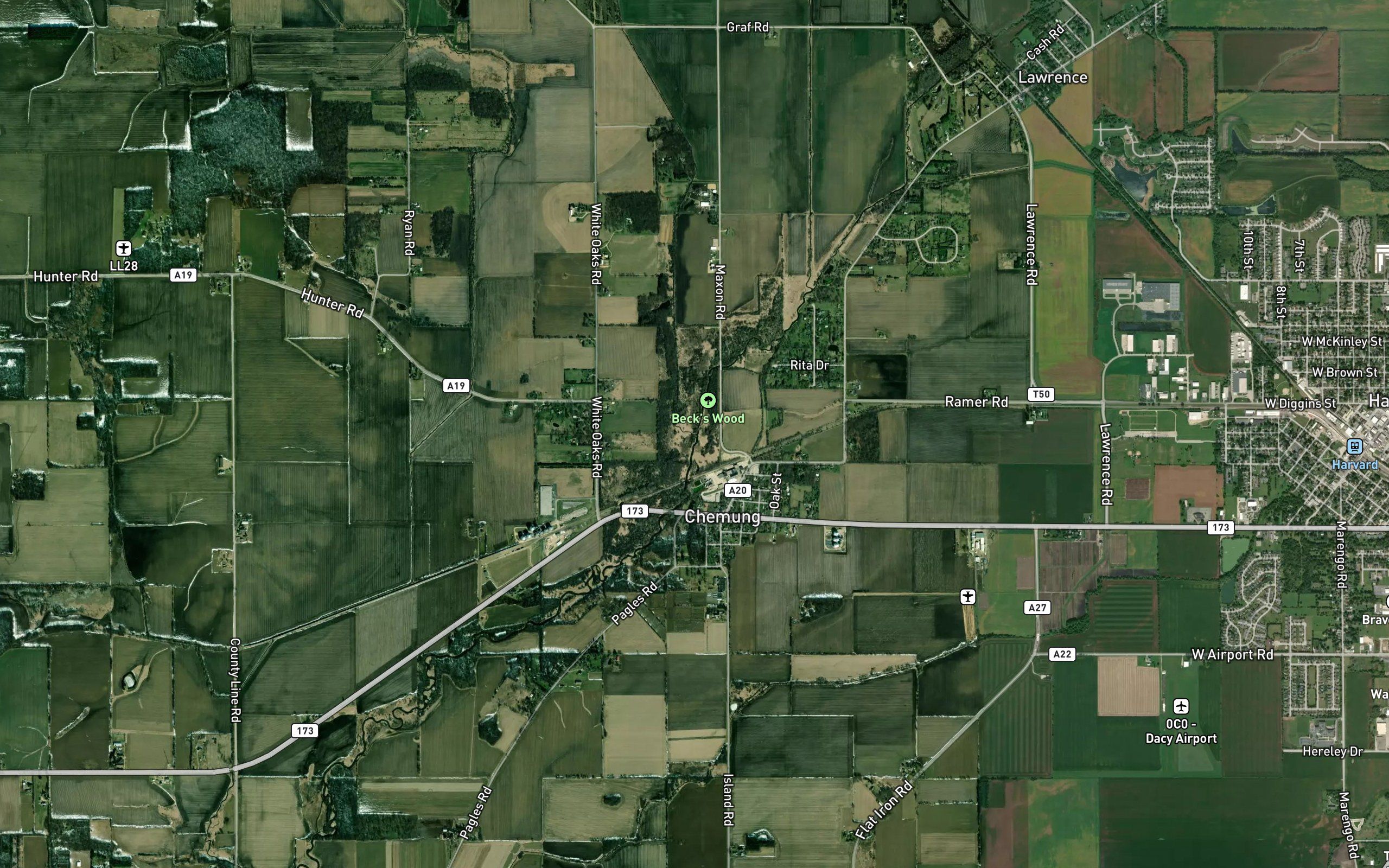 West Branch Piscasaw Creek