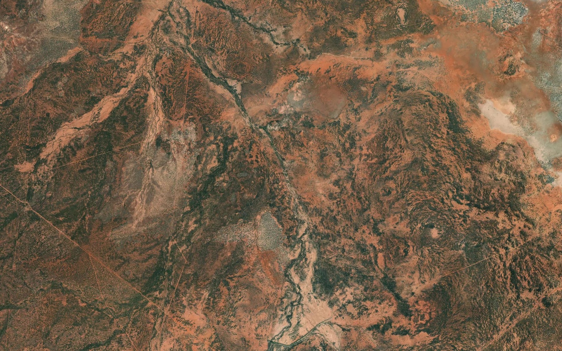 Satellite map of the Coonabilla Creek